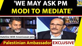 Palestinian Ambassador Adnan Abu Al Haija Exclusive Interview with Sreenivasan Jain  Dateline India [upl. by Bourn]