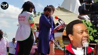 Godfrey Migwi Daughter Sheds Tears as She Reads Her Tribute Bishop Migwi Burial [upl. by Elletnwahs552]