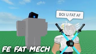 FE Fat Mech Roblox Script  Fluxus and Hydrogen [upl. by Etteiluj]