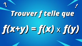 Équation fonctionnelle avec fonction dérivable et équation de Cauchy [upl. by Carmena]