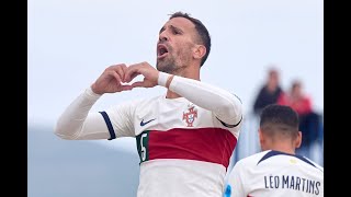 TOP 5️⃣ GOALS OF THE DAY ⚽🔥 Euro Beach Soccer League Superfinal Alghero 2024 DAY 3 [upl. by Tahp]