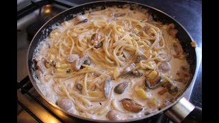 How to make creamy pasta with mussels and mushroom [upl. by Aneehsor]