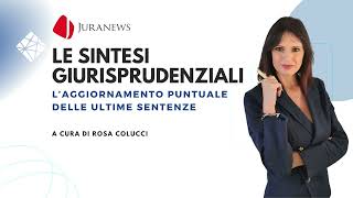 𝐉𝐔𝐑𝐀𝐍𝐄𝐖𝐒  𝐋𝐄 𝐒𝐈𝐍𝐓𝐄𝐒𝐈 𝐆𝐈𝐔𝐑𝐈𝐒𝐏𝐑𝐔𝐃𝐄𝐍𝐙𝐈𝐀𝐋𝐈  Edizione 18 ottobre 2024 [upl. by Marvella38]