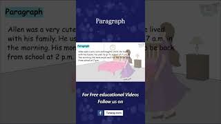 Paragraph Writing in English  How to Write a Paragraph  Writing Skills  English Grammar shorts [upl. by Mori]