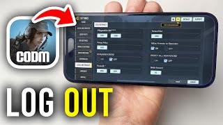 How To Log Out amp Switch Account In COD Mobile  Full Guide [upl. by Nnylkoorb]