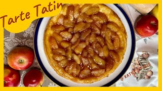 Tarte Tatin  Französischer Apfelkuchen  gestürzter Apfelkuchen   kathi‘s table [upl. by Elleynod197]