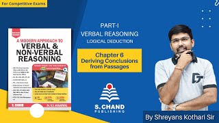 Deriving Conclusions from Passages  VERBAL REASONING  SectionII Logical Deduction  Chapter6 [upl. by Isabel]