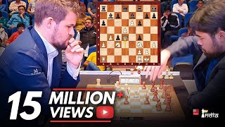 When arch rivals meet Magnus Carlsen vs Hikaru Nakamura [upl. by Macfadyn201]