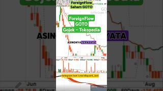 ForeignFlow Saham GOTO analisasaham bandarmology trading [upl. by Idleman]