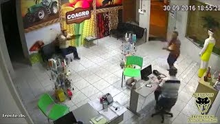 Robber Gets Owned by Prepared Store Owner  Active Self Protection [upl. by Elsy]