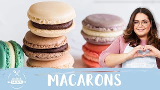 Macarons – das Grundrezept ❤️ Luisas Tipps amp Tricks zum selber machen 🤩 I Einfach Backen [upl. by Naesal392]