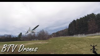 Fixed wing chase  BTV Drones [upl. by Zandt610]