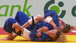 Womens Judo IJF Jujigatame Armbar Armlock Ippons [upl. by Beauchamp]