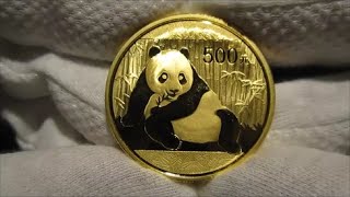 2015 China Panda Gold Coin 1 Oz [upl. by Loriner]