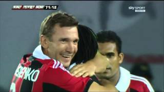 Shevchenko Goal vs Kaladze Team 31052013 [upl. by Aneetsyrk95]