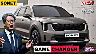 Kia launch 🔥 kia sonet new model 2024 price features looks kya hone wale hai [upl. by Wells897]