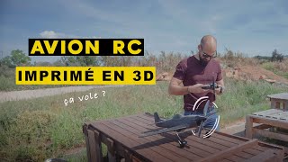 Jai construit un avion RC imprimé en 3D  On tente de le faire voler [upl. by Loris]