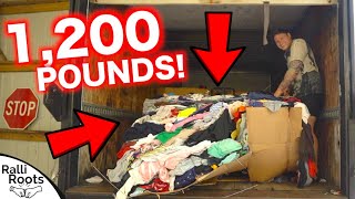 I Bought A 1200 Pound Pallet of Clothing… [upl. by Checani393]