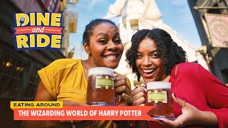 We Tried SIX Types of Butterbeer The Wizarding World of Harry Potter  Dine and Ride [upl. by Noscire]