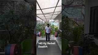 140 kg Barbell Deadlift [upl. by Tonye]