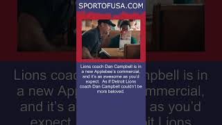 VIDEO Dan Campbell shows acting chops in hilarious Applebee’s commercial shorts [upl. by Dwain]