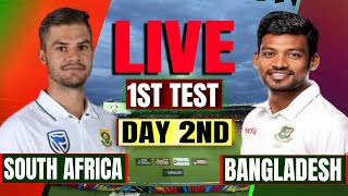 Bangladesh vs South Africa 1st Test Day 2 Live Commentary  Live Cricket Match Today Ban vs Sa Live [upl. by Holden825]