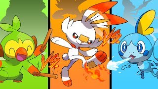 Scorbunny vs Sobble vs Grookey ¿CUAL ES MEJOR ESTADÍSTICAMENTE EVOLUCIONES Pokémon Espada y Escudo [upl. by Freyah450]