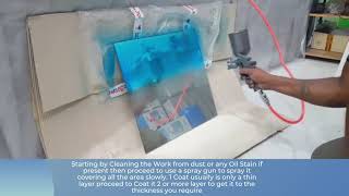 Peelable Coating Demo [upl. by Light]