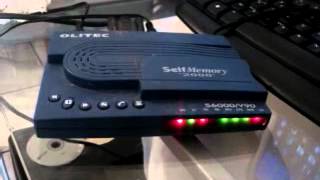 Dial up fax modem connecting Olitec self memory [upl. by Maxi]