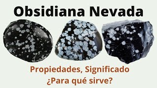 Descubre la Obsidiana Nevada Propiedades Significado espiritual y Usos Sorprendentes [upl. by Paterson]