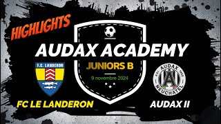 Highlights  FC Le Landeron  Audax Academy [upl. by Bili]