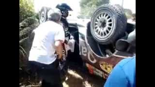 Evgeny Novikov Crash Rally d Italia 2013 by Francesco Ceddera [upl. by Romanas545]