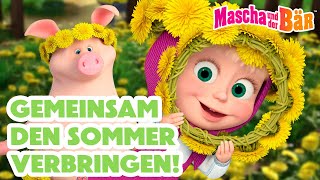 Mascha und der Bär 🌻☀️ Gemeinsam den Sommer verbringen ⏰ 1 Stunde 🎬 Episodensammlung [upl. by Mori845]