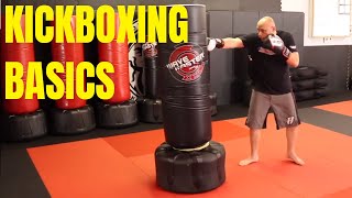 KICKBOXING FUNDAMENTALS Basic Kickboxing Techniques [upl. by Alohcin464]