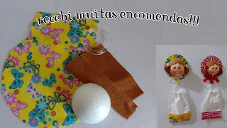 com poucos matérias fiz esta linda lembrancinha e recebi muitas encomendas [upl. by Kyre]