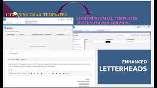 Creating Email Templates  Enhanced Letterhead and Folders in Lightning Experience  Salesforce [upl. by Stern]