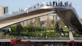 Zaryadye Park in Moscow 2018 Парк Зарядье Москва 2018 [upl. by Scheck]