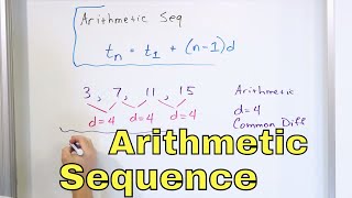 04 What is an Arithmetic Sequence  Part 1  Arithmetic Sequence Formula amp Examples [upl. by Vorfeld581]