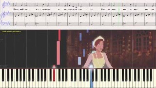 Anastasia  Once upon a December Russian Ноты для фортепиано piano cover [upl. by Bland]