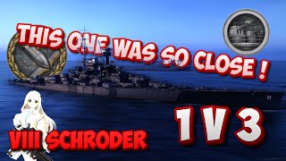 Schroder with unreal gameplay for victory in World of Warships Legends wowslegends wows [upl. by Evars636]