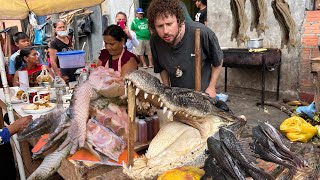 El mercado más EXTRAÑO que he visitado  Amazonas Belén Perú [upl. by Namijneb]