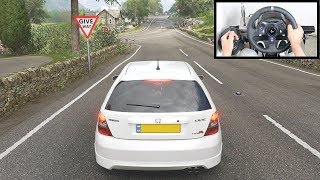 Forza Horizon 4 Honda Civic Type R EP3 700BHP Steering Wheel  Shifter Gameplay [upl. by Wolram]