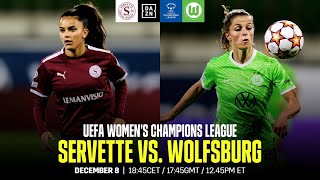 Servette vs Wolfsburg  UEFA Women’s Champions League Matchday 5 Full Match [upl. by Stenger191]