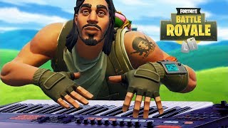 Man plays piano on Fortnite [upl. by Eolande]