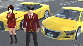 Girl vs boy car racing part 18 viral shorts videogameplay sakuraschoolsimulatorgaming [upl. by Asiulana]