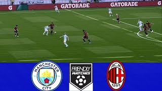 Manchester City vs AC Milan  Friendly Match 2024  Full Match Highlights En Vivo Resumen [upl. by Kersten]