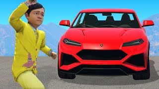 10 Year Old Kid Takes My Lambo Truck GTA RP [upl. by Haiel917]