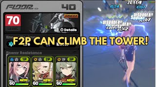 How Far Can F2P Climb the Tower  Yanagi vs Battle Tower Floor 3140 [upl. by Willock]