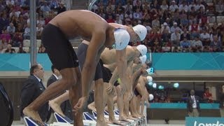 James Magnussen AUS Wins 100m Freestyle SemiFinal  London 2012 Olympics [upl. by Tizes]