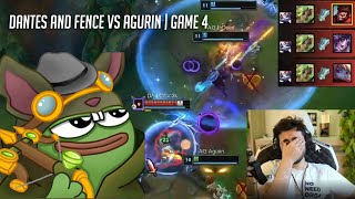 Dantes and Fence vs Agurin PURE CINEMA  NNO Game 4 [upl. by Francklin100]